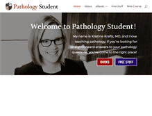 Tablet Screenshot of pathologystudent.com